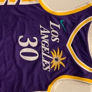 Nike Purple and Teal Los Angeles Sparks WNBA Jersey